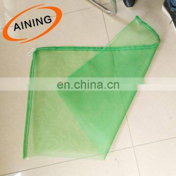 Large storage raschel orange mesh plastic bag with low price