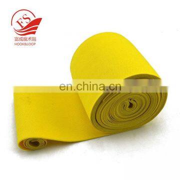 self-locked elastic fastener magic tape loop with logo printed, elastic hook loop strip