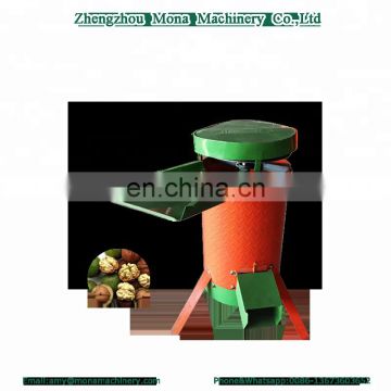 Good grinding efficiency fresh walnut skin remover machinery/walnut green peeler/green walnut peeling machine