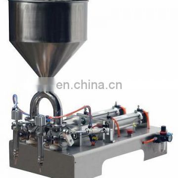 Paste Product Piston Filling Machine With Hopper Augar