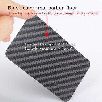 Custom Carbon Fiber Business Card Glossy Matte Black Carbon Fiber Card With Printing photo-5