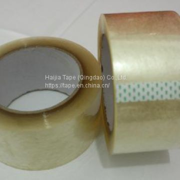 Base Color Milky White Caution Tape Printed Single Color Packing Tape for Paper Box