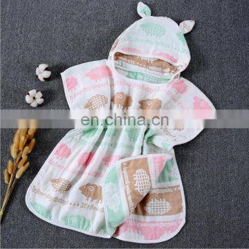 INS Hot 100% Cotton Muslin Baby Bath Towel photo-2