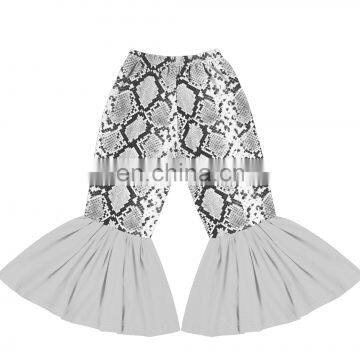 Baby Snake Bell Bottoms Ruffle Baby Flare Trousers photo-2