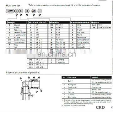 CKD Fitting Plastic Joints GWS12-0 photo-3