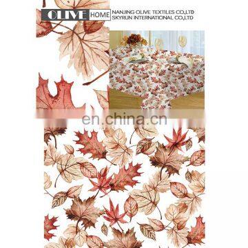 Factory Price Waterproof Luxury Beautiful Hotel Party Dining Tablecloth Wholesale Printed Table Cloth for Wedding photo-7