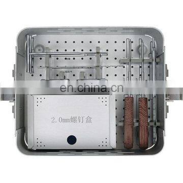 Manufacturer Sales Orthopedic Surgical Veterinary Instrument Kit 2.0mm Locking Plate Instruments Set and Equipment