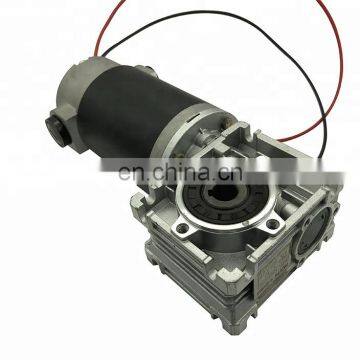 12v 24v 40nm dc motor with worm gear reductor OPTION 50Nm 60Nm