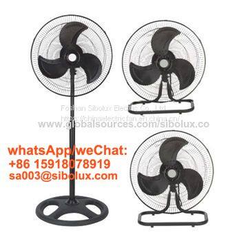 18 inch 3 in 1 industrial pedestal fan with 3 speeds /Ventilador de pie oscillating fan