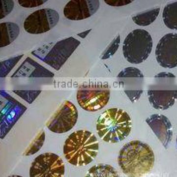 Embossed hologram film 3d laser hologram display sticker led