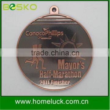 Custom metal embossed medallion