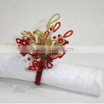 Beaded napkin holder Rings