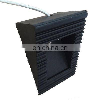 Wheel Chock Blocks With Foot Rope (2-Pack) - Small - Heavy Duty Black Rubber 125*75*65cm photo-2