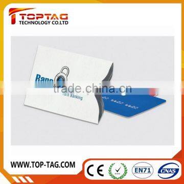 Rfid card sleeve / rfid blocking sleeve card