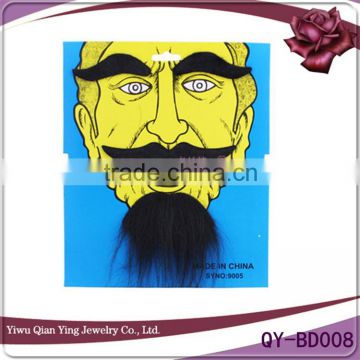 cheap party fake moustache and eyebrow for sale