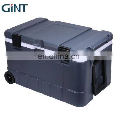 GiNT 75L Custom Color Wholesale Cooler Box PU Foam Insulation Hard Cooler Portable Ice Chests