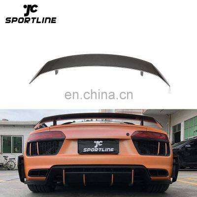 2018 GT Style Carbon Fiber R8 Spoiler Wing for Audi R8 V10 Coupe Gen 2