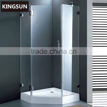 6mm Tempered Glass Diamond Tray Acrylic Frameless Shower Room From China