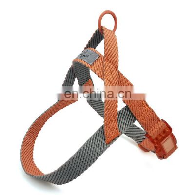 2021 Hot-selling soft cotton like anti-lost ID tag dog harness vest outdoor harness for walking dog