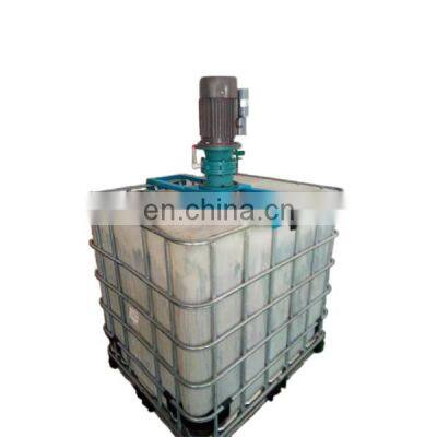 electric motor IBC tank bracket mixer