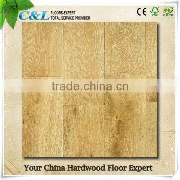 UV painting white wash oak engineered timber flooring