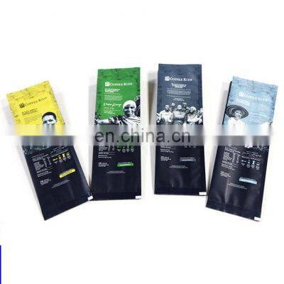 Side gusset coffee packaging aluminum foil bags for ground coffee