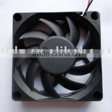 low noise axial dc fan 12v 24v 48v 70*70*15mm