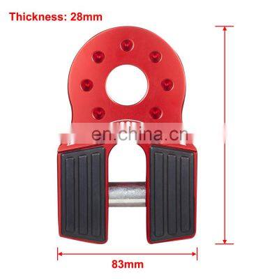 KYOSTAR Aluminum Flatlink Winch Shackle Mount Assembly For Tow Haul Truck, ATV UTV Winch Lines Winch Hook