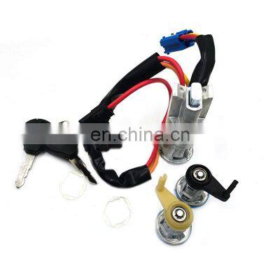 High Quality Auto Parts Ignition Door Lock Set for Peugeot 206