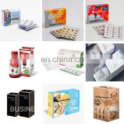 Automatic Carton Packaging Machinery Glass Bottle Cartoning Machine Capsule Blister Box Packing Machine