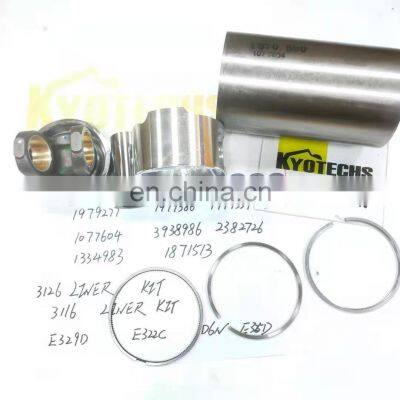 Kyotechs 3116 3126 CYLINDER LINER KIT 1979277 1979386 1979354 1077604 3938986 2382726 1334983 1871513