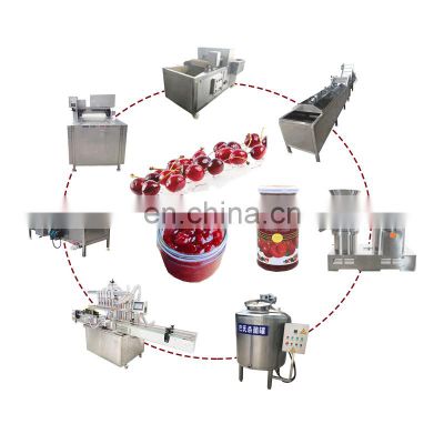 Runxiang Big Capacity Pepper Cherry Jam Cherry Tomato Sauce Ketchup Making Machine Line