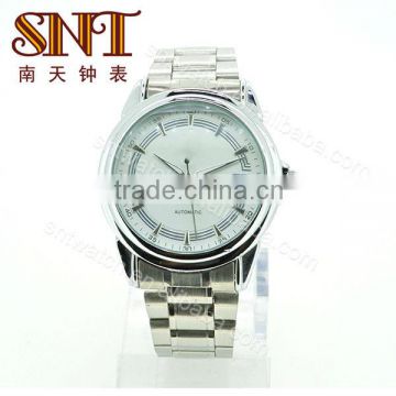 SNT-ME082 chinese transparent mechanical watch stainless steel case back mechanical watch