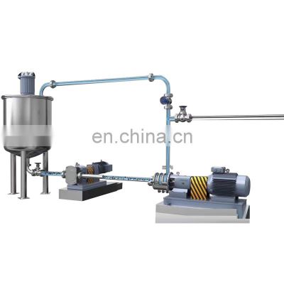 Vacuum mixing tank with emulsifying pump with hopper for mayonnaise,