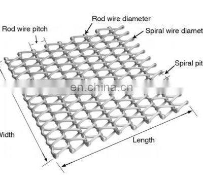 Wholesale Price Customization Interior&Exterior Design Decoration Chain Spiral Mesh photo-2