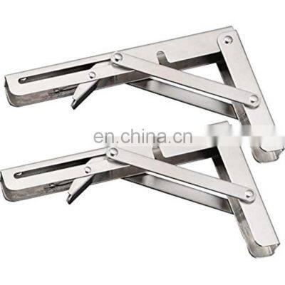 90 Degree Metal Wall Floating  Adjustable Steel Shelf Bracket For Furniture