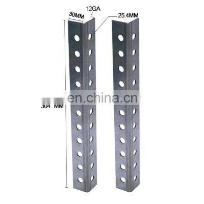 High Quality 14 Gauge Punched Galvanized Steel Angle For Sale