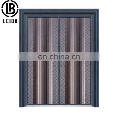 Exterior house model metal door security steel door