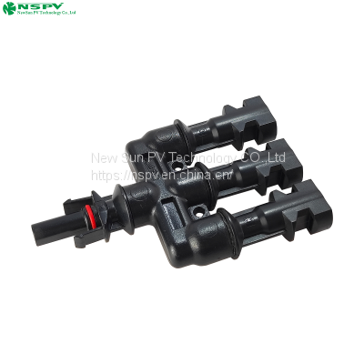 MC 3 Pin Solar Connector T Branch pv Connector DC Connector Ip68 photo-2