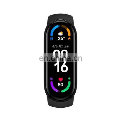 Suitable for Xiaomi Mi Band 6 Band 7 Smart Band Black Screen Blood Oxygen Fitness Tracker Waterproof