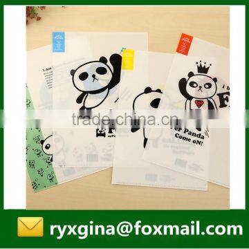 Best Selling OEM With UV Printing L Shape Plastic Folder photo-6