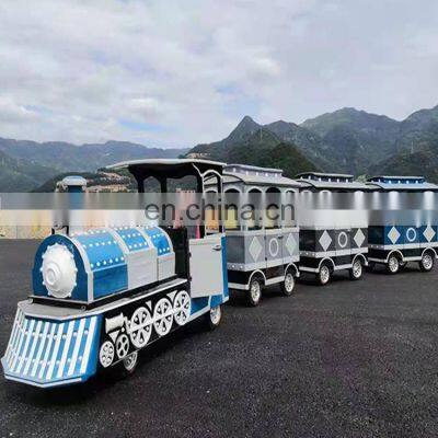 Amusement park high quality luxury musical train electric train for children