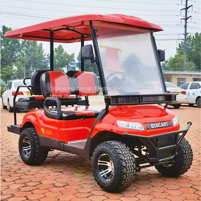 4-seater electric golf cart battery beach car hunting cart