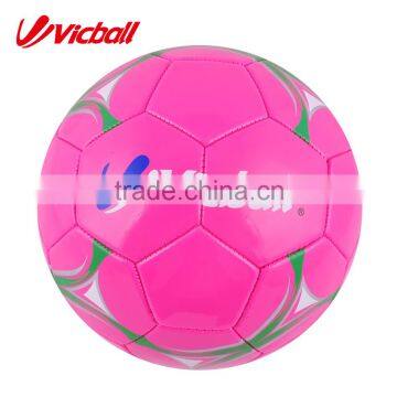 Customized Promotion PVC Leather Machine Stitched Football Ball