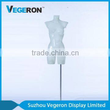 Half Body Transparent Fiberglass Female Torso Mannequin photo-2