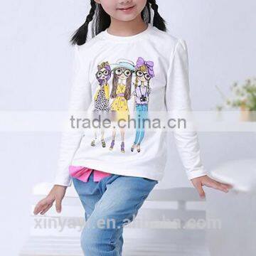 OEM nova clothing print baby clothes/girl t shirt frozen chinese imports wholesale