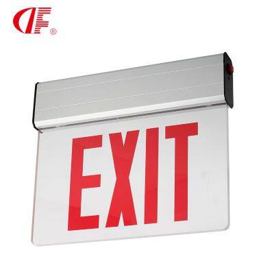 DF-3G aluminum hanging sign can be sucked ceiling LED emergency sign light shopping mall school fire safety exit emergency lighting
