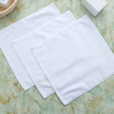 Бельевые полотенца из хлопкового простого полотна с террировкой