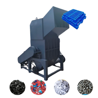 Medium-Sized Plastic Basket Crusher Optimized for Efficient Crushing in Recycling Plants photo-5