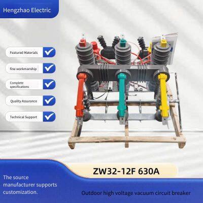 Zw32-12f/630a Outdoor High-voltage Vacuum Circuit Breaker, One-two Secondary Integrated Pole-mounted Intelligent Sectionalizing Switch